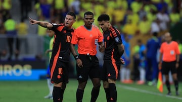 La explicación definitiva del árbitro del Colombia vs Brasil a los 7 cambios que utilizó la ‘canarinha’