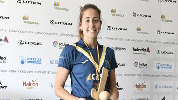 Mar&iacute;a L&oacute;pez, mejor jugadora de la Copa de la Reina.