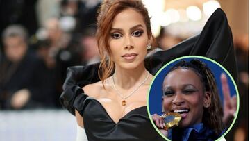 Anitta compartió un emotivo mensaje para agradecer a la gimnasta Rebeca Andrade por usar una de sus canciones en su rutina.