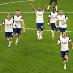 El debut de Reguilón con el Tottenham en imágenes