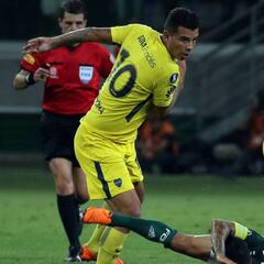 Poco de Barrios, Fabra y Cardona en el empate de Boca
