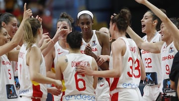 21/06/21 EUROBASKET FEMENINO 2021 OCTAVOS
SEDE VALENCIA PABELLON FONTETA FUENTE SAN LUIS
SELECCION ESPAÑOLA ESPAÑA - MONTENEGRO
ALEGRIA CLASIFICACION A CUARTOS
GRUPO