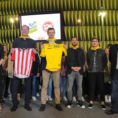 Uriarte y Muniain escenifican los 100 días para la salida del Tour en San Mamés