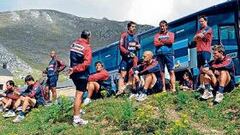 El Sporting sufrió en la sesión de Peña Ubiña