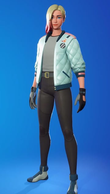 fortnite nueva skin gratis jackie rocket racing