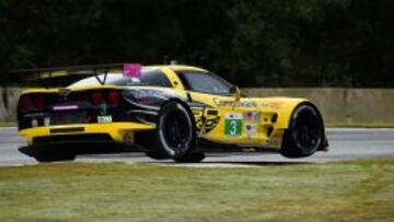 García brilló con su Corvette.