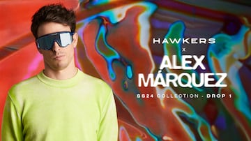 Gafas de sol Hawkers de Álex Márquez.