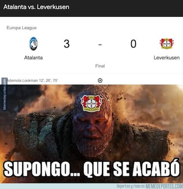 Lookman y Xabi Alonso, protagonistas de los memes de la final de la Europa League