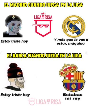 Barcelona y Real Madrid, protagonistas de los mejores memes de la jornada