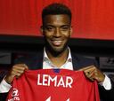 La presentación de Lemar, nuevo fichaje del Atlético, en imágenes