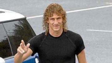 <b>ADIÓS. </b>Coloccini se despidió ayer y puso rumbo a Newcastle.