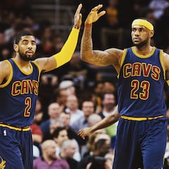 Is Kyrie Irving trying to convince LeBron James to join him on the Dallas Mavericks?