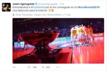 Los VIP felicitan a los Campeones en las Redes Sociales