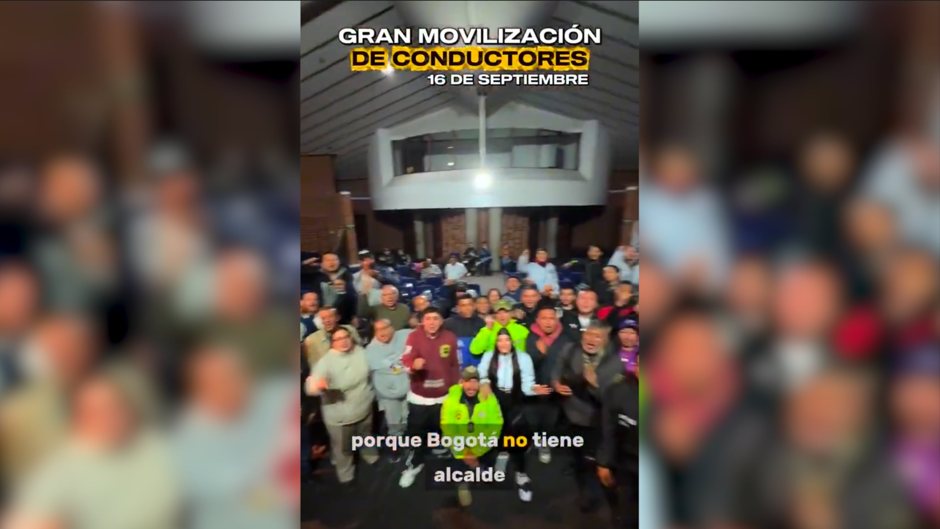 Las razones para la movilización del 16 de septiembre en Bogotá