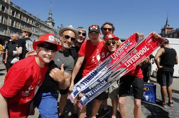 Ambiente de Champions en las calles de Madrid