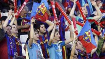 <b>FIELES. </b>La afición culé ha pedido entradas en masa.