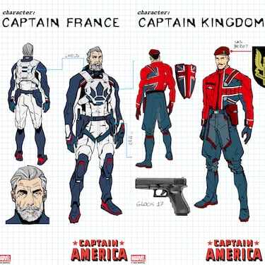 La nueva etapa de Capitán América sorprende con los Capitanes Unidos: Francia, Reino Unido, China...
