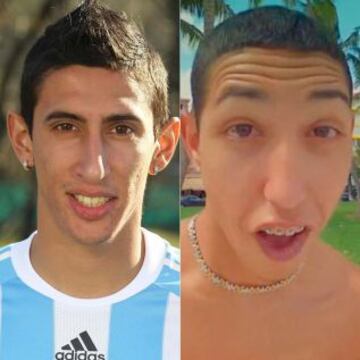 Ángel Di María se parece al cantante Peter 'La Anguila'.