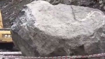 No podrás creer el porte de las rocas que obligaron al cierre del Paso Los Libertadores: no abrirá en 7 días