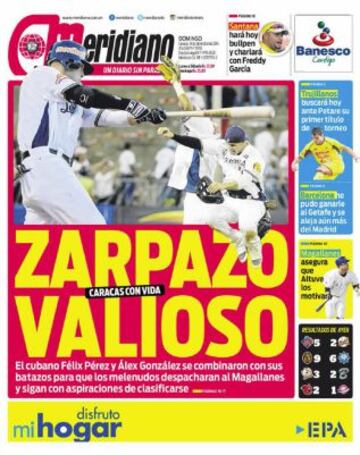 Portadas de la prensa deportiva