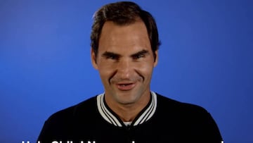 ¡Federer confirma su visita a Chile con este animado mensaje!