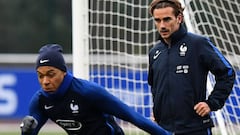 Griezmann on Mbappé: "He's the one who's going to bench us"