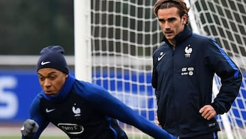 Griezmann on Mbappé: "He's the one who's going to bench us"