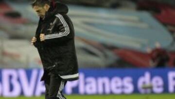 Berizzo, durante el partido.