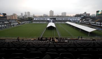 El estadio Vila Belmiro situado en la ciudad de Santos será el emplazamiento donde se le dará el último adiós a Pelé. 