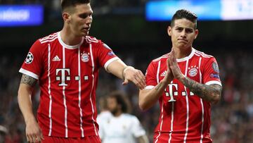 James y sus guiños al Real Madrid desde que está en Bayern