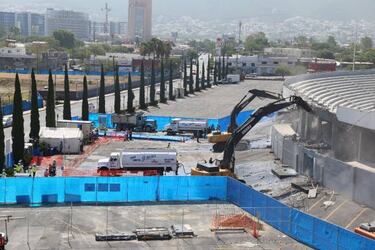 Comenzó demolición del Estadio Tecnológico de Monterrey