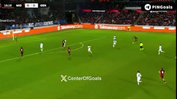 Osorio maravilla a Europa con esta jugada: ¡qué remate del chileno!