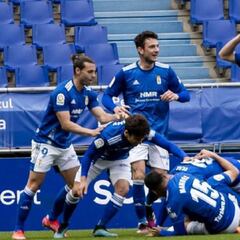 Un zapatazo de Lucas lanza al Oviedo a la salvación