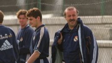 Casillas y Del Bosque, en el 2000.