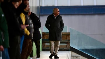Manolo Higuera, presidente del Racing.