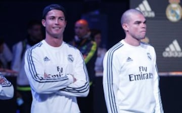 Cristiano Ronaldo y Pepe.