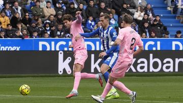 Toni Martínez contra el Celta.