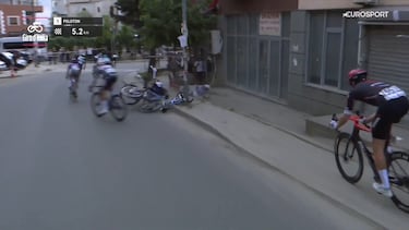 Caída de Mikel Landa