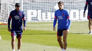 Savic, con Simeone.