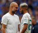 Guardiola: “¿Mahrez? Es un gruñón conmigo cuando no juega”