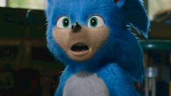 Sonic the Hedgehog en la pel&iacute;cula. Este dise&ntilde;o, seg&uacute;n confirman, no ser&aacute; el definitivo.