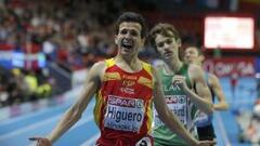 Higuero, plata en 3.000, logra la medalla número 100 de España
