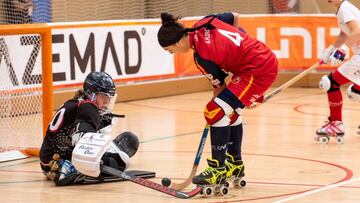 Aina Forenza abri&oacute; el marcador para Espa&ntilde;a ante Italia.