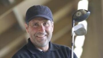 José María Olazabal en el Golf Basazabal de San Sebastian.