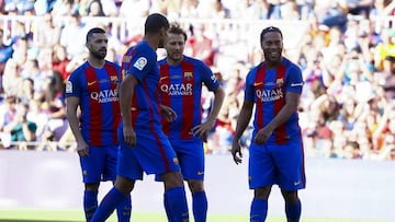 Las leyendas del Barça no irán a Anfied