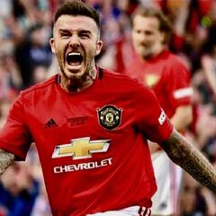 La singular estatua de David Beckham en un templo budista