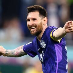 ¿Cuántos goles lleva Messi en los Mundiales y en las rondas de eliminación?