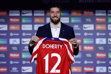 El fichaje de Doherty fue histórico al convertirse en el primer jugador irlandés en la historia del Atlético. Llegó al club rojiblanco tras rescindir su contrato con el Tottenham Hotspur para fichar por el Atlético de Madrid para lo que quedaba de temporada. Durante los meses que estuvo solo disputó 16 minutos repartidos en dos partidos. Actualmente Wolverhamton Wanderers.