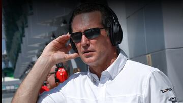 Simon Crafar en un Gran Premio en la temporada 2024