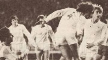 <b>GOLEADOR. </b>Gallego marcó en el 5-1 blanco en la Copa de 1982.
